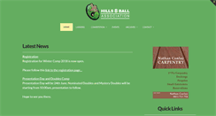 Desktop Screenshot of hills8ball.org.au